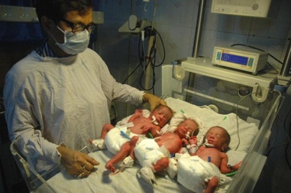 26 year old woman gave birth to triplets at TMC hospital